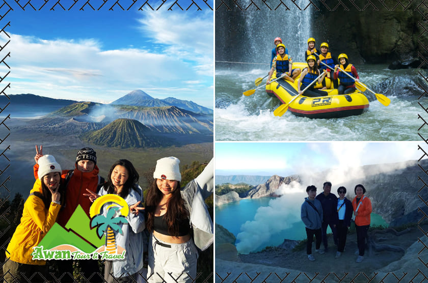 Mount Bromo Ijen White Water Rafting Tour from Surabaya (4D3N)