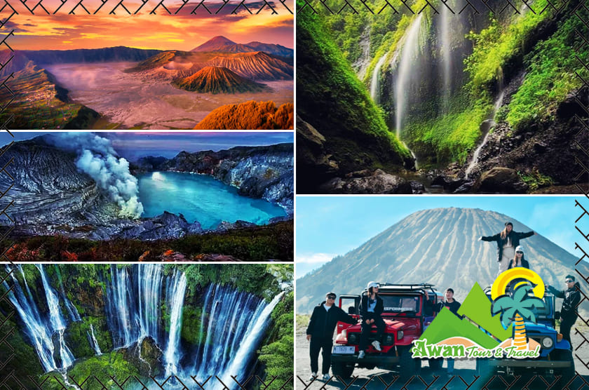 4 Days Tour from Banyuwangi to Ijen Sewu Bromo & Madakaripura
